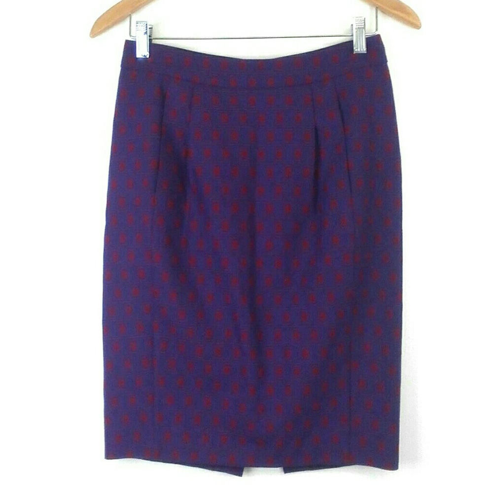 Fossil Skirt Geometric Print Size 4 - Picture 2 of 8